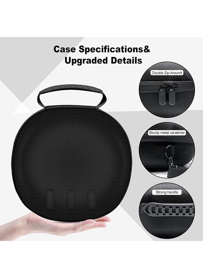 YelaJoy Hard Carrying Case Compatible with Meta Quest 3 Accessories VR Headset, Touch Controllers and Other Accessories, Ultra-Sleek Design for Travel and Home Storage (Black)  - Image 2