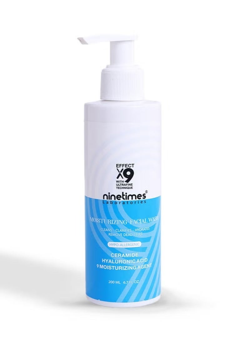 ninetimes Hyaluronic Acid Facial Wash Moisturizing Severe Dryness 200 ml