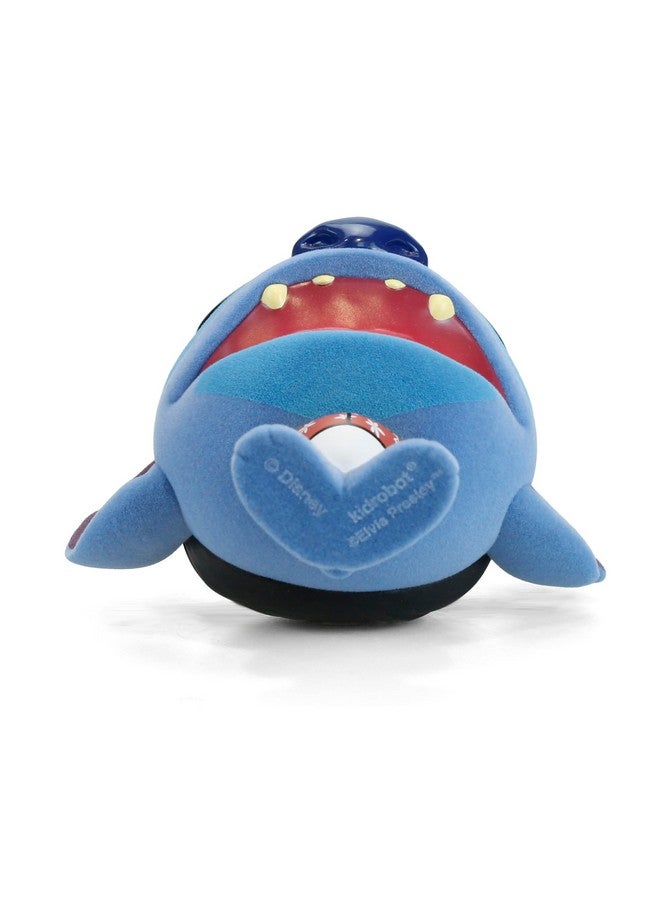 Kidrobot Collectible Disney: Lilo and Stitch Blue Hawaiian Elvis Stitch Flocked 4” Bhunny Stylized PVC Figure - Image 5