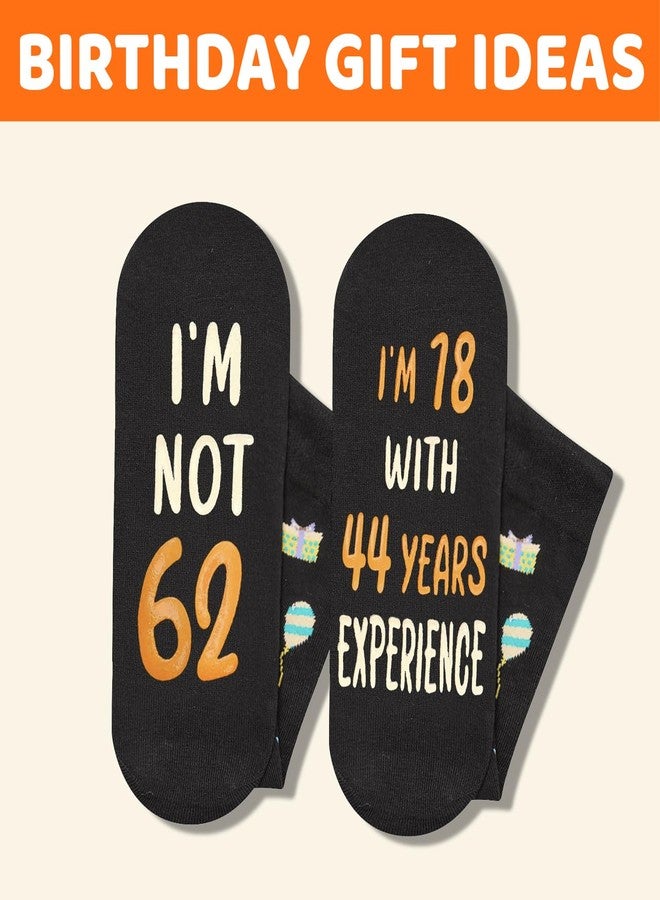 Happy Pop HAPPYPOP 62nd Birthday Gifts for Men - 62 Year Old Birthday Gifts, Gift Ideas for 62 Year Old Women, 62nd Socks with Greeting Card - Image 5