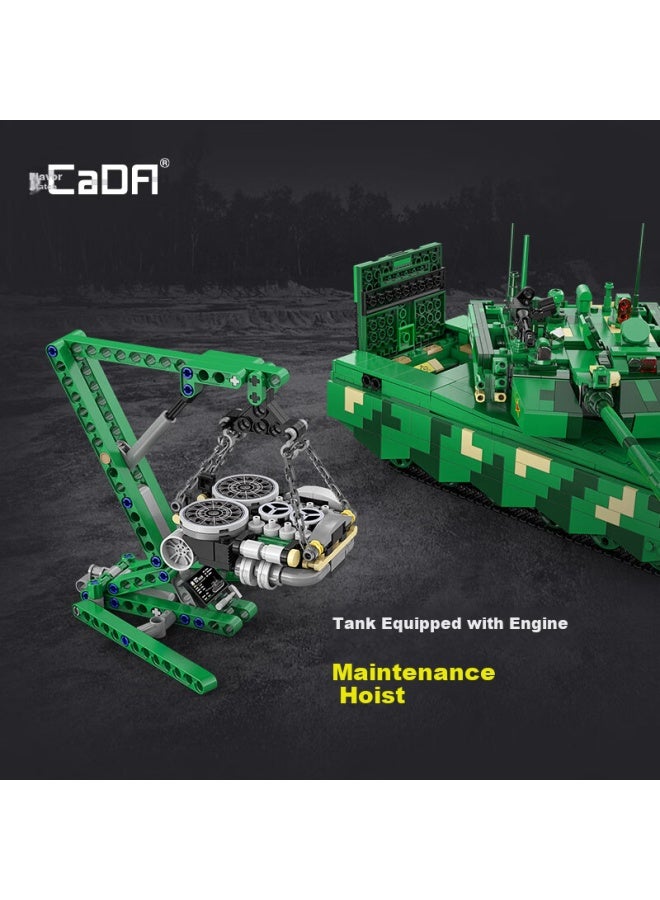 Cada 99a Main Battle Tank Building Model Military Series Construction Toy Boys Children's Birthday Gift - Image 3