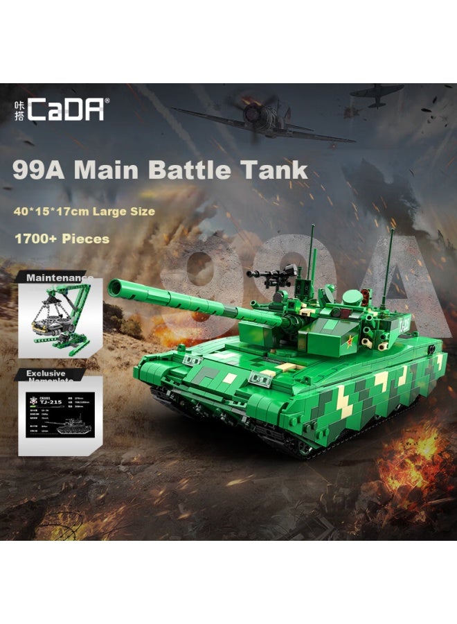 Cada 99a Main Battle Tank Building Model Military Series Construction Toy Boys Children's Birthday Gift - Image 1