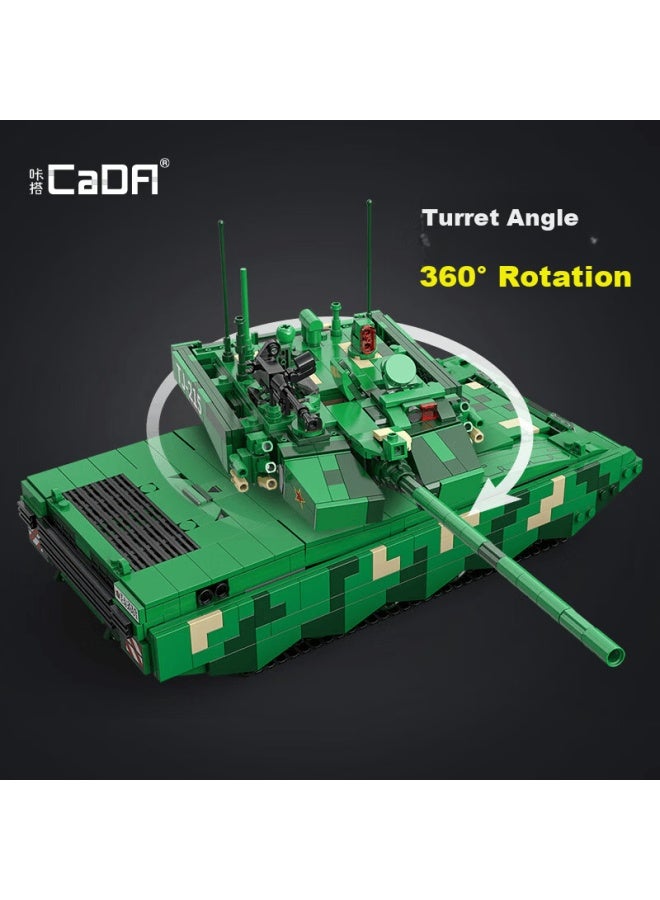 Cada 99a Main Battle Tank Building Model Military Series Construction Toy Boys Children's Birthday Gift - Image 2