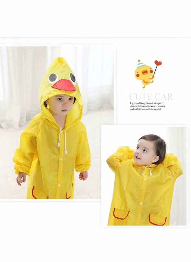 Children's raincoats Cartoon Kids Rain Jacket Boys Girls Hooded Rain Poncho Outdoors Kids Transparent Raincoat Student Rain Suit Waterproof Durable Windbreaker (Yellow Duck) - pzsku/Z500B4289C22842DBE7C1Z/45/_/1721619710/ef7e25b1-c2ec-4de7-9221-54dcd49bee30