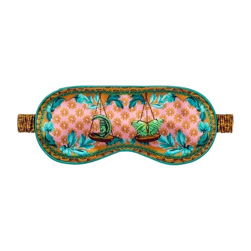 slip Pure Silk Sleep Mask 100 Pure 22 Momme Mulberry Silk Eye Mask Comfortable Sleeping Mask with Elastic Band Zodiac Collection Libra - Image 5