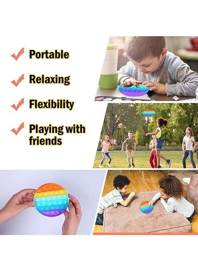 Loquat - 20-Piece Simple Dimple Mini Bubble Ergonomic Stress Relief Sensory Fidget Toy Set - Image 1