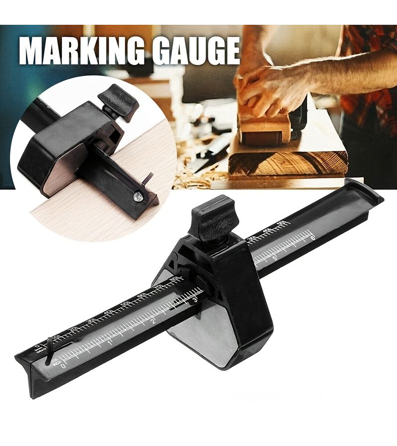 1pc Wood Joinery Marking Gauge Center Point Scriber Carpentry Tool - Image 1
