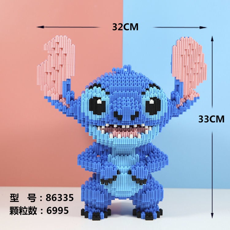 Cls Chaole Sen Super Large Pikachu Small Particle Nezha Children's Building Block Toy Boys and Girls Birthday Gift - Image 1