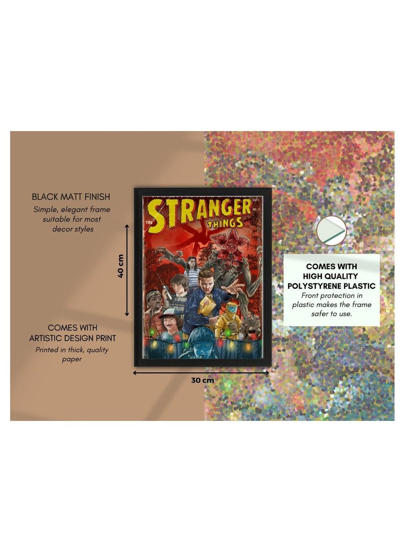 إم إي سي سترينجر ثينجس مجموعة من ثلاث لوحات جدارية مقاس 21x30 سم - Image 5