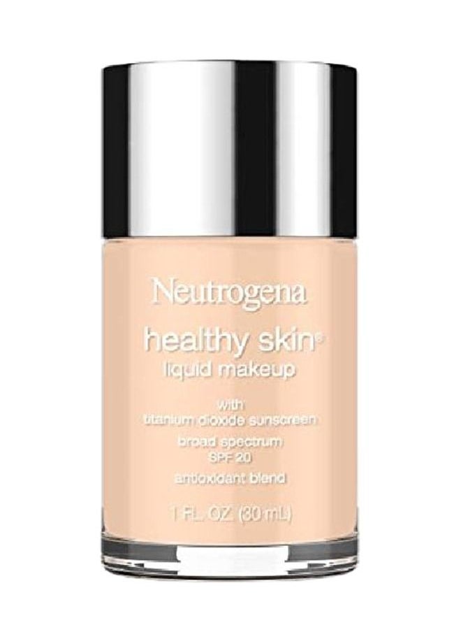 Neutrogena Healthy Skin Liquid Makeup Foundation Broad Spectrum Spf 20 Sunscreen Lightweight & Flawless Coverage Foundation With Antioxidant Vitamin E & Feverfew 40 Nude 1 Fl. Oz  - Image 1