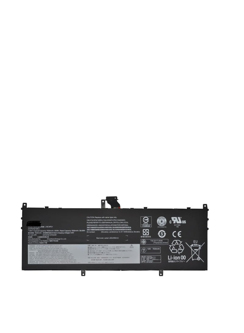 Terabyte L19C4PD1 L19D4PD1 L19M4PD1 Laptop Battery for Lenovo Ideapad Yoga 6-13ARE05 6-13ALC6 Yoga C640-13IML LTE Series 5B10U65274 5B10U65275 5B10W67329 5B10W67385 SB10W67395 SB10W67360 - Image 1