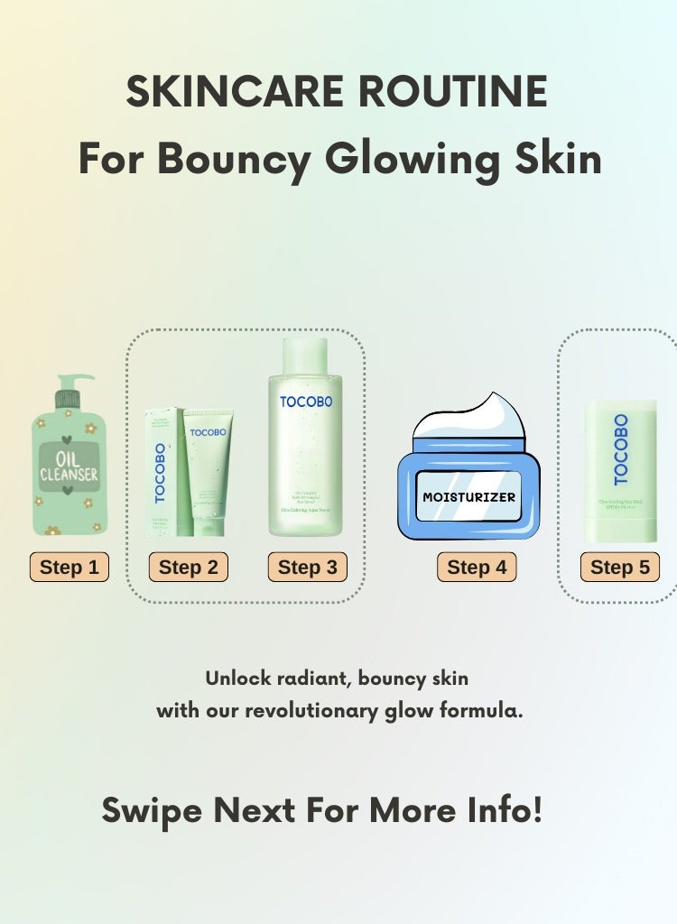 Tocobo Sensitive & Irritated Skin Relief Set – Tocobo Cica Aqua Calming Toner, Cica Gel Cream & Cica Cooling Sun Stick for Soothing, Hydration & Redness Control - Image 3