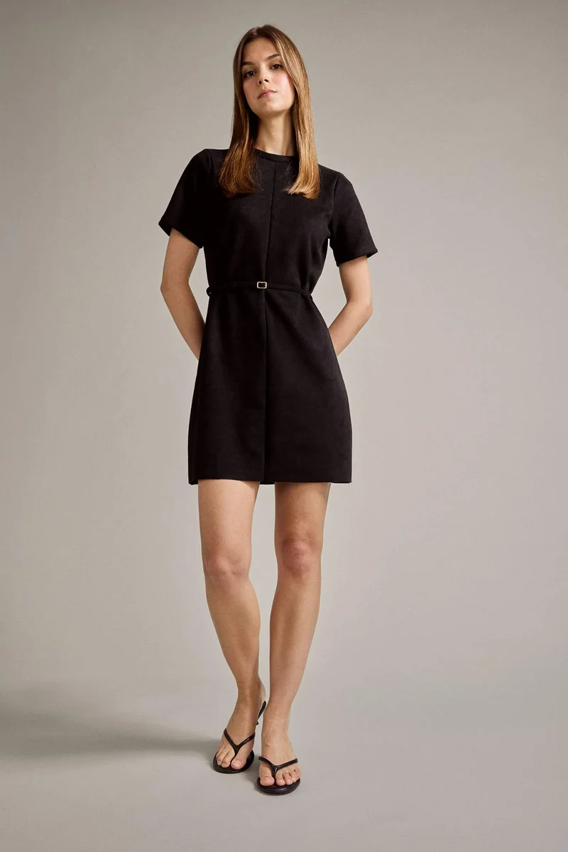 ديفاكتو Suede Dress