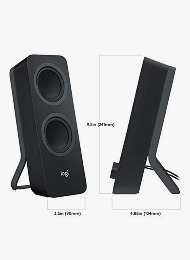 Logitech Bluetooth Computer Speakers Black - Image 2