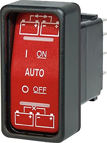 Blue Sea Systems 2146 SPDT Remote Control ON-OFF-ON Contura Switch for ML Automatic Charging Relays,grey - Image 4