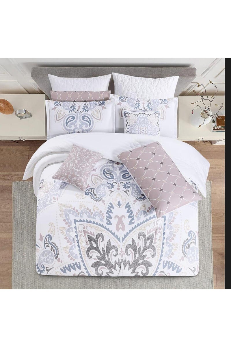 Melen Double summer bedspread 10 pieces - Rivera - White - Image 3
