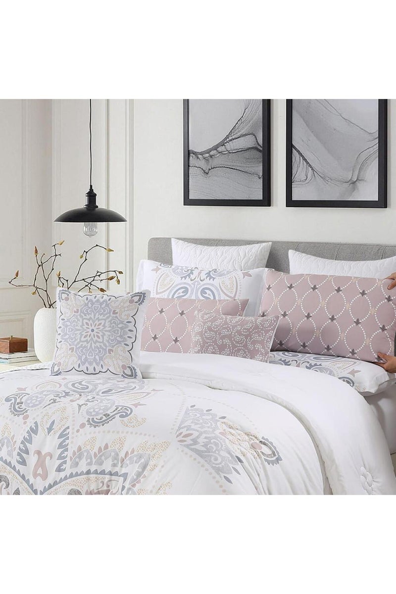 Melen Double summer bedspread 10 pieces - Rivera - White - Image 5