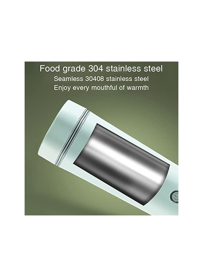 PROMASS kettle,Portable Electric Kettle for Boiling Water 350ML Travel Beaker Tea Kettle Hot Water Boiler Stainless Steel Automatic Shut Off for Making Tea Coffee Baby Milk - Image 4