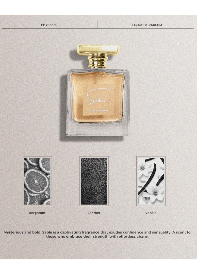 AMD Perfumes Privilege Sable By AMD Perfumes Men and Women Fragrance EDP 100ml - Image 3