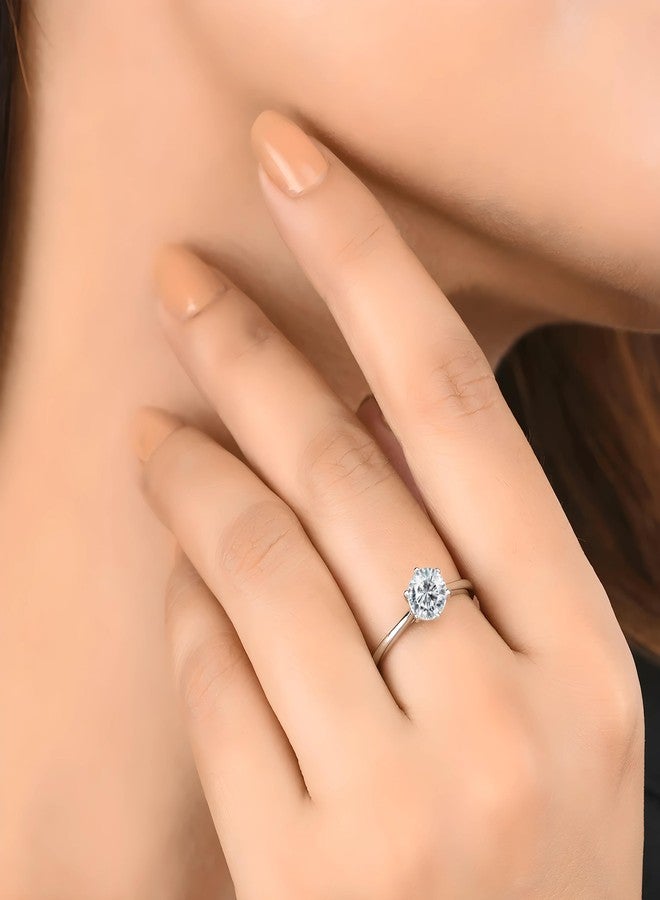 Silver Chest 925 Sterling Silver Ring for Women | AAA Zircon Solitaire Diamond Stone | Adjustable Finger Ring for Girls | Gift Box with Authenticity Certificate included - Image 3