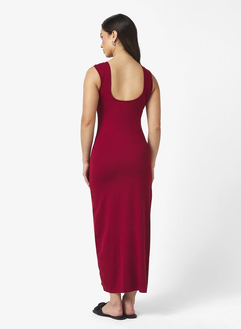 Ginger Basics Sleeveless Bodycon Knitted Maxi Dress - Image 2