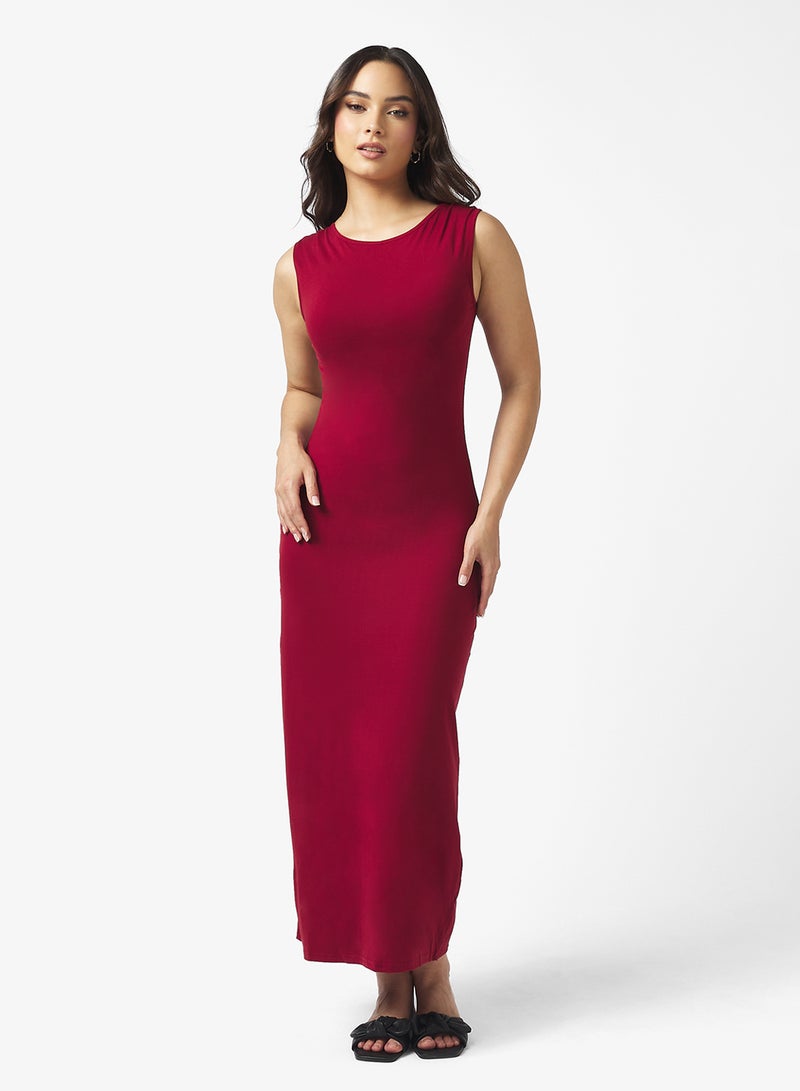 Ginger Basics Sleeveless Bodycon Knitted Maxi Dress - Image 4