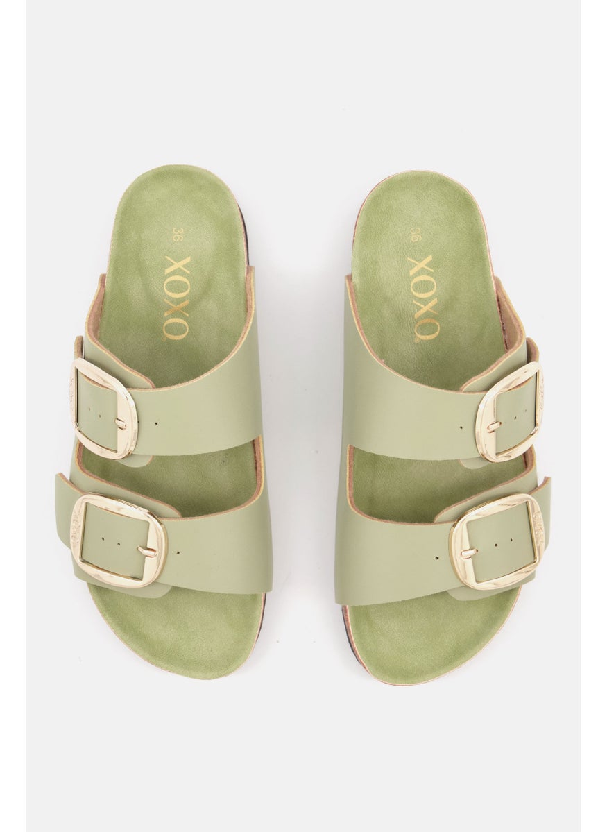 Women Slip On Cork Slide, Olive - pzsku/Z500C6F2577F3377903CFZ/45/_/1739715409/46d8b436-4d80-450e-804a-9cc360251660