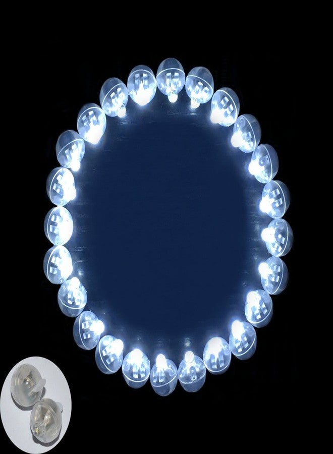 نيو لونز® 50 قطعة/عبوة، 50 مصباح كرة LED أبيض دائري، إضاءة بالون، وقت استعداد طويل، مناسب لتزيين حفلات الزفاف والمناسبات الرسمية. - Image 1