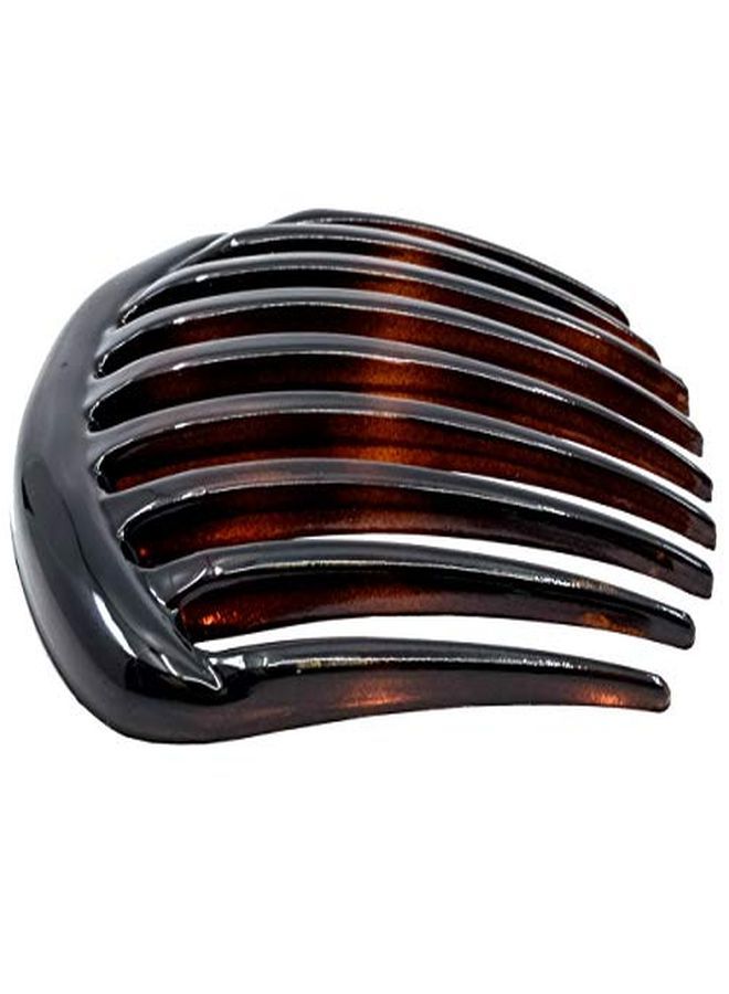 CAMILA Paris Cp2431 French Hair Side Comb Small 3 Inch Tortoise Shell, Flexible Durable Cellulose Hair Combs, Strong Hold Hair Clips For Women, No Slip Styling Girls Hair Accessories Made In France - Image 4