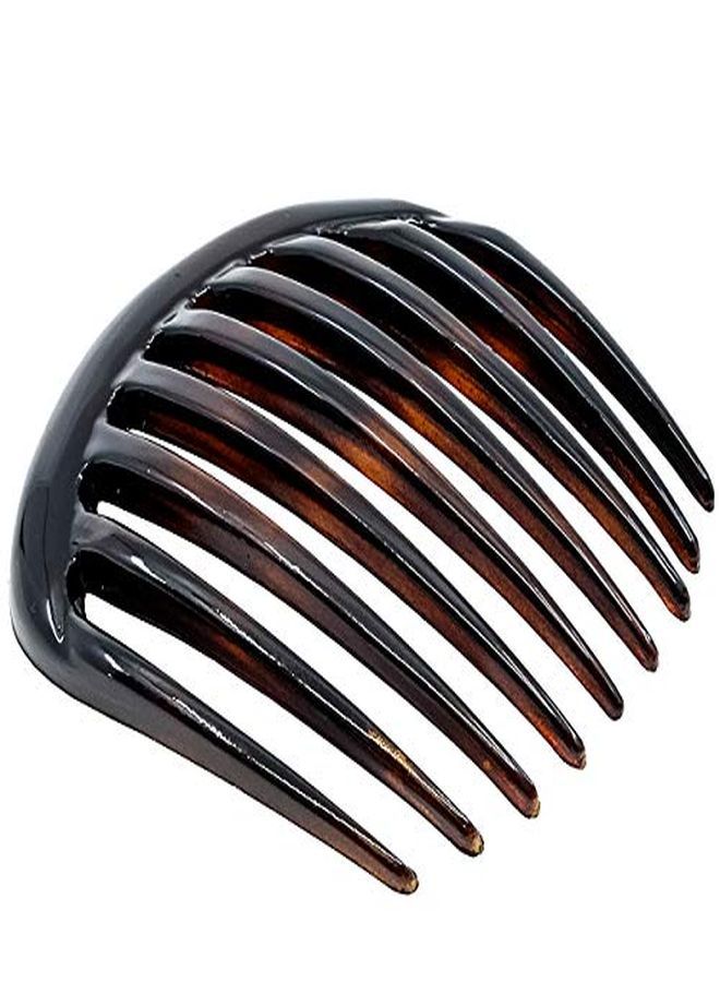 CAMILA Paris Cp2431 French Hair Side Comb Small 3 Inch Tortoise Shell, Flexible Durable Cellulose Hair Combs, Strong Hold Hair Clips For Women, No Slip Styling Girls Hair Accessories Made In France - Image 2