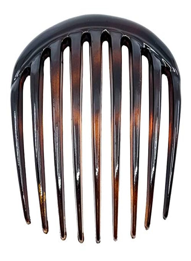 CAMILA Paris Cp2431 French Hair Side Comb Small 3 Inch Tortoise Shell, Flexible Durable Cellulose Hair Combs, Strong Hold Hair Clips For Women, No Slip Styling Girls Hair Accessories Made In France - Image 1