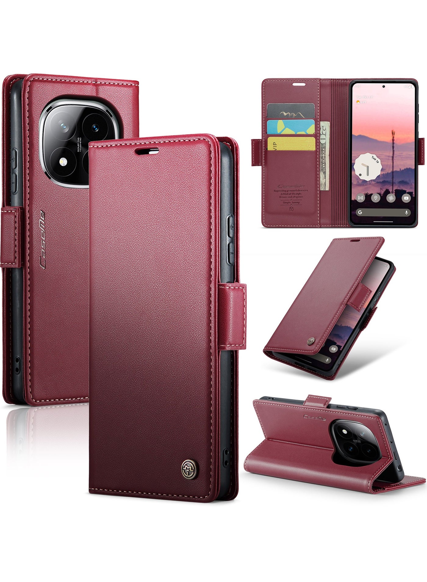 كيس مي Caseme Redmi Note 14 Pro Case puleather