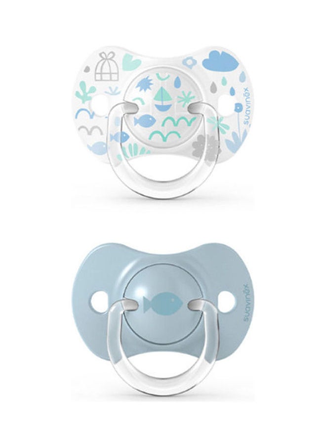 NIBEMINENT - Pack Of 2 Pacifier With Physiological Silicone Teat - Image 1