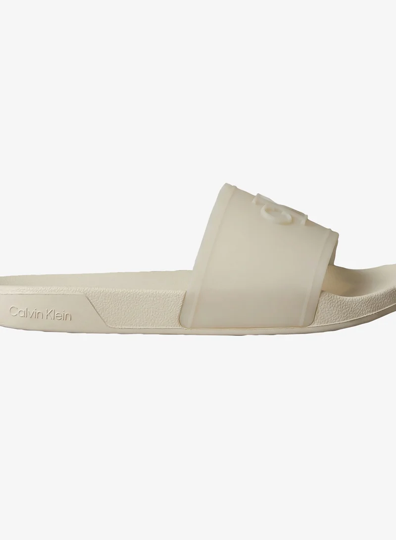كالفن كلاين Embossed Monogam Sliders
