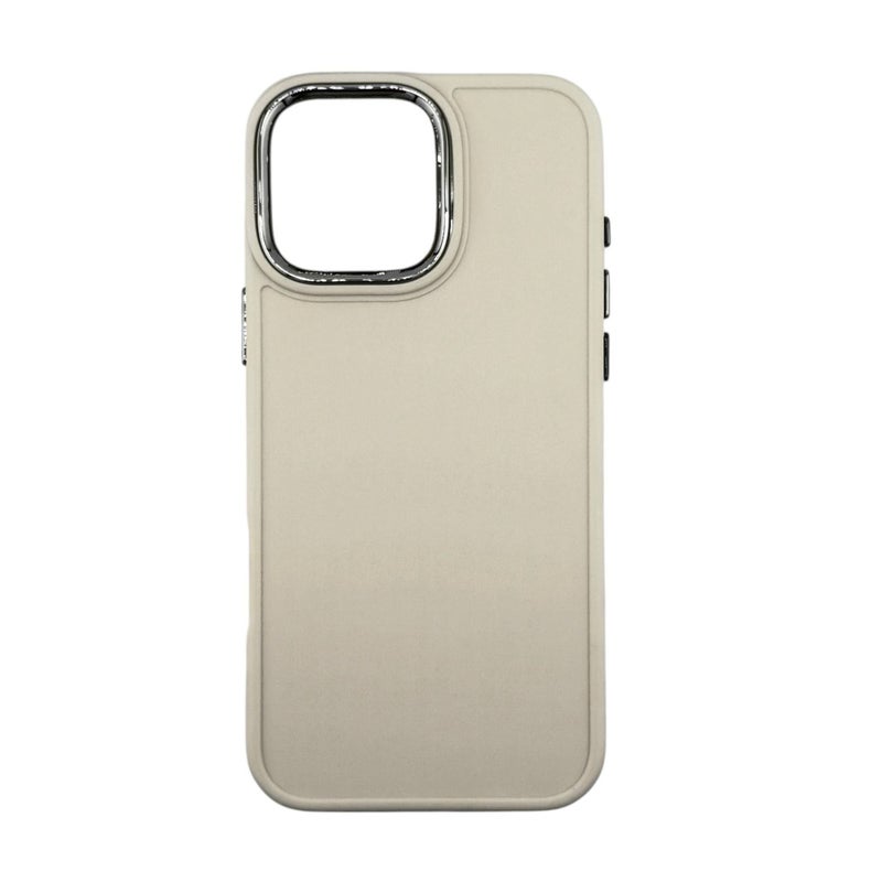 TEXOS CA-07 Silicone Protective Case with Metallic Camera Ring for iPhone For iPhone 11 Pro Max - Amber - Image 5