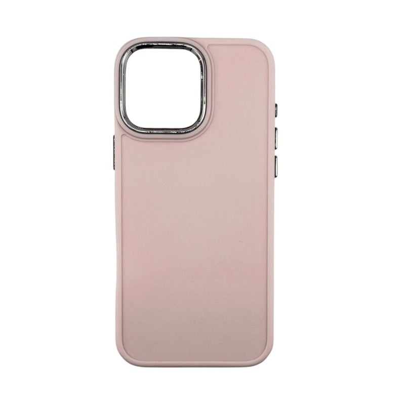 TEXOS CA-07 Silicone Protective Case with Metallic Camera Ring for iPhone For iPhone 11 Pro Max - Amber - Image 3