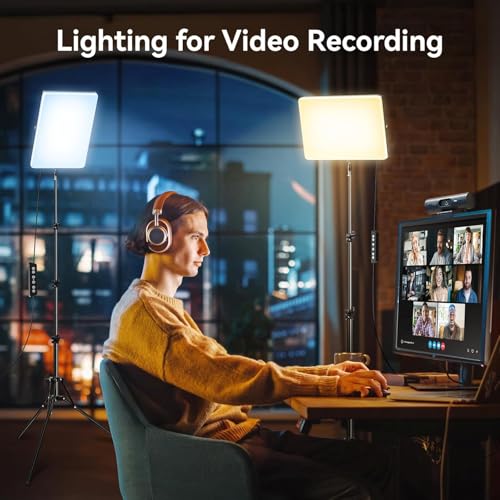 YUGAM® 11-Inch USB LED Panel Light | Dimmable Soft Light for Photography, Video Recording, Live Streaming, Makeup | Adjustable Brightness & Color Temperature (No Tripod) - Image 3
