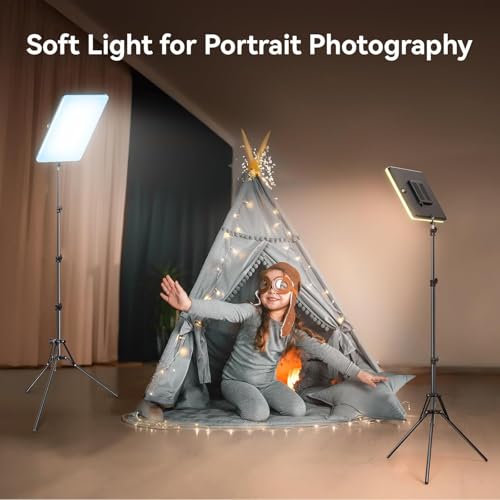 YUGAM® 11-Inch USB LED Panel Light | Dimmable Soft Light for Photography, Video Recording, Live Streaming, Makeup | Adjustable Brightness & Color Temperature (No Tripod) - Image 2