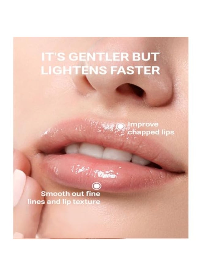 كوسروس سيروم شفاه مBrightening الببتيد، علاج مرطب للشفاه ليلاً ونهاراً، يغذي بعمق ويدعم حجم الشفاه، أقلام لامعة تقلل من الخطوط الدقيقة، تخفف الجفاف للحصول على شفات متلألئة ورطبة وممتلئة. - Image 5