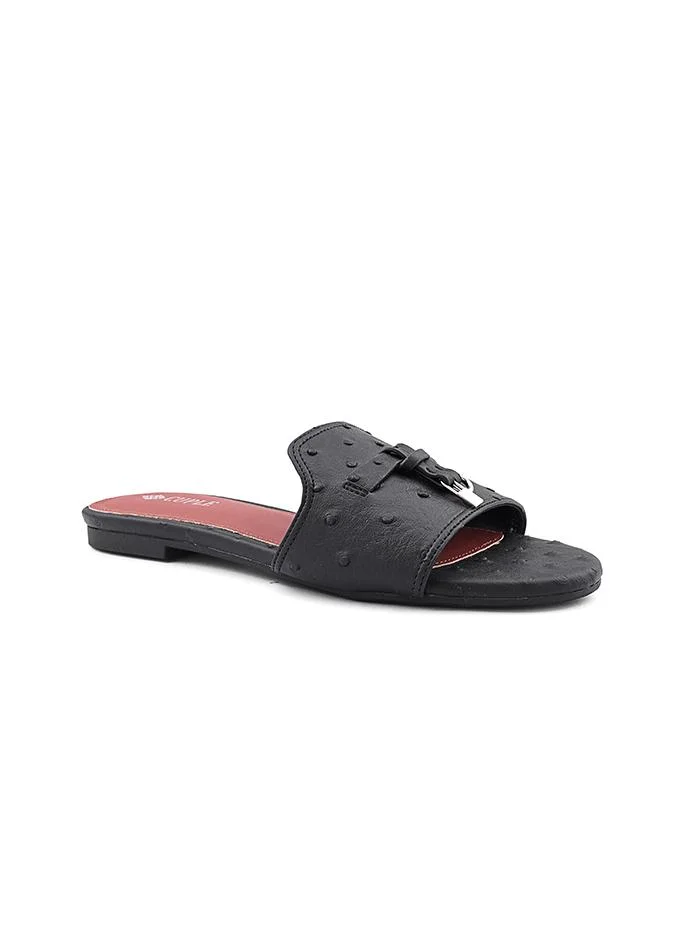 كابلي Cuple Textured Slip-On Flat Slides