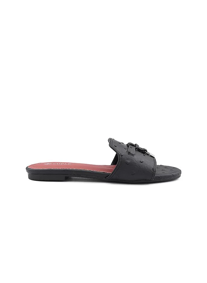كابلي Cuple Textured Slip-On Flat Slides