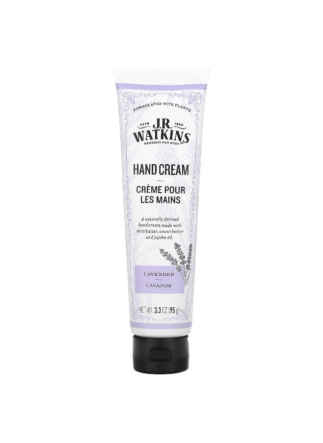 J.R.WATKINS J R Watkins, Hand Cream, Lavender, 3.3 oz (95 g)  - Image 1