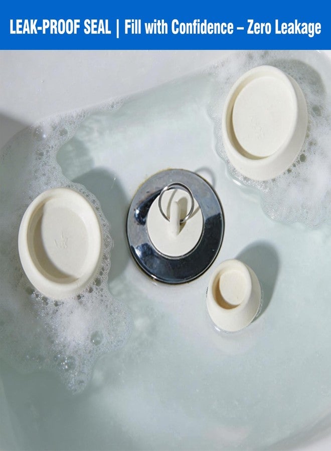 Uroventrix 2-Pack Universal Rubber Drain Stoppers - Fits 1-5/8” to 1-3/4” Drains, Bath Tub & Kitchen Sink Plug with Hanging Ring - Image 5