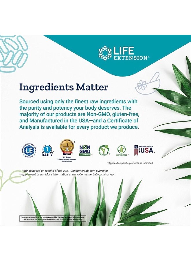 Life Extension مستخلص لحاء الصنوبر البحري الفرنسي بايكنوجينول، 100 ملغ - لصحة الأوعية الدموية والدورة الدموية - خالي من الغلوتين، غير معدل وراثيًا - 60 كبسولة نباتية - Image 3