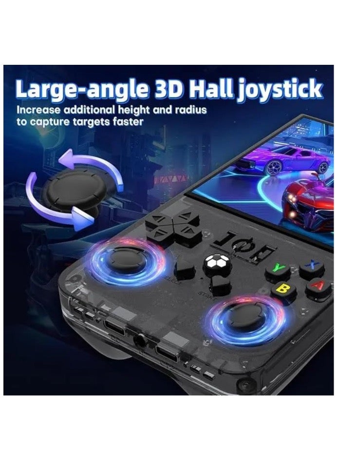 YJ R36 MAX Retro Handheld Game Console 64GB, 3.5" IPS Screen Portable Linux Gaming Console, Built-in Retro Games, Supports PSP, PS1, N64, Dreamcast, GBA, SNES, NES, Arcade & WiFi - Image 4