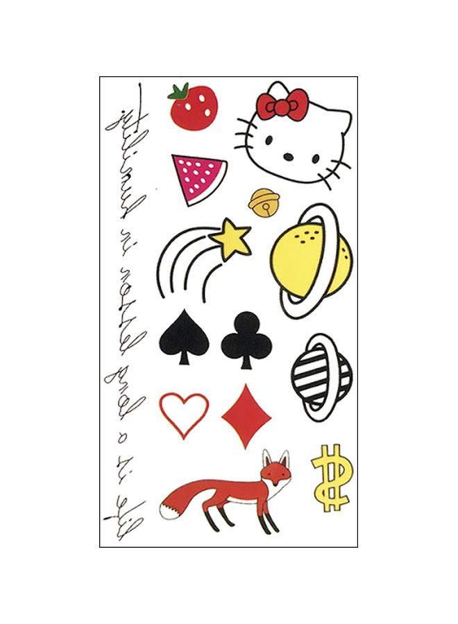 نيبمينينت ملصق تاتو مؤقت متعدد الألوان