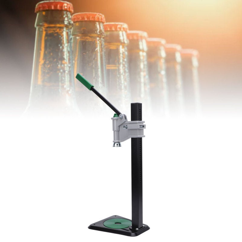 Manual Bottle Capper Iron Construction Anti-Slip Base Bench Bottle Capper - Comfortable Grip Bottle Sealing Tool for Home Brewing & Kitchen Bottle Sealing - Image 5