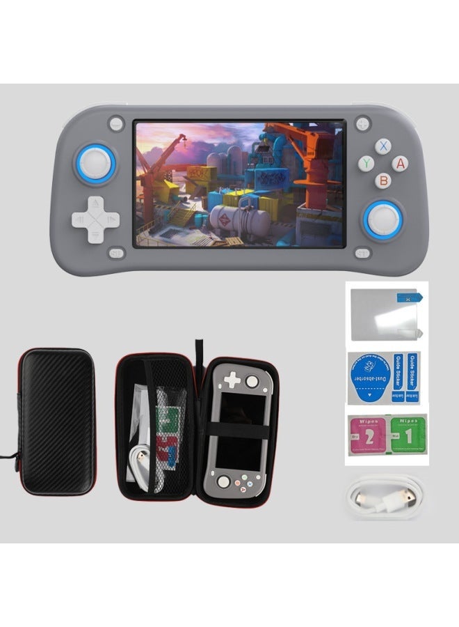 ELTRAZONE XF43 Handheld Retro Game Console, 64GB Gray Portable Gaming Device with HD Display & TV Connection - Image 1