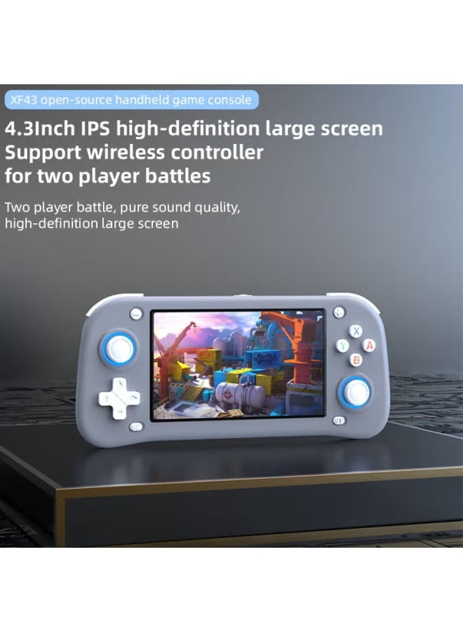ELTRAZONE XF43 Handheld Retro Game Console, 64GB Gray Portable Gaming Device with HD Display & TV Connection - Image 3
