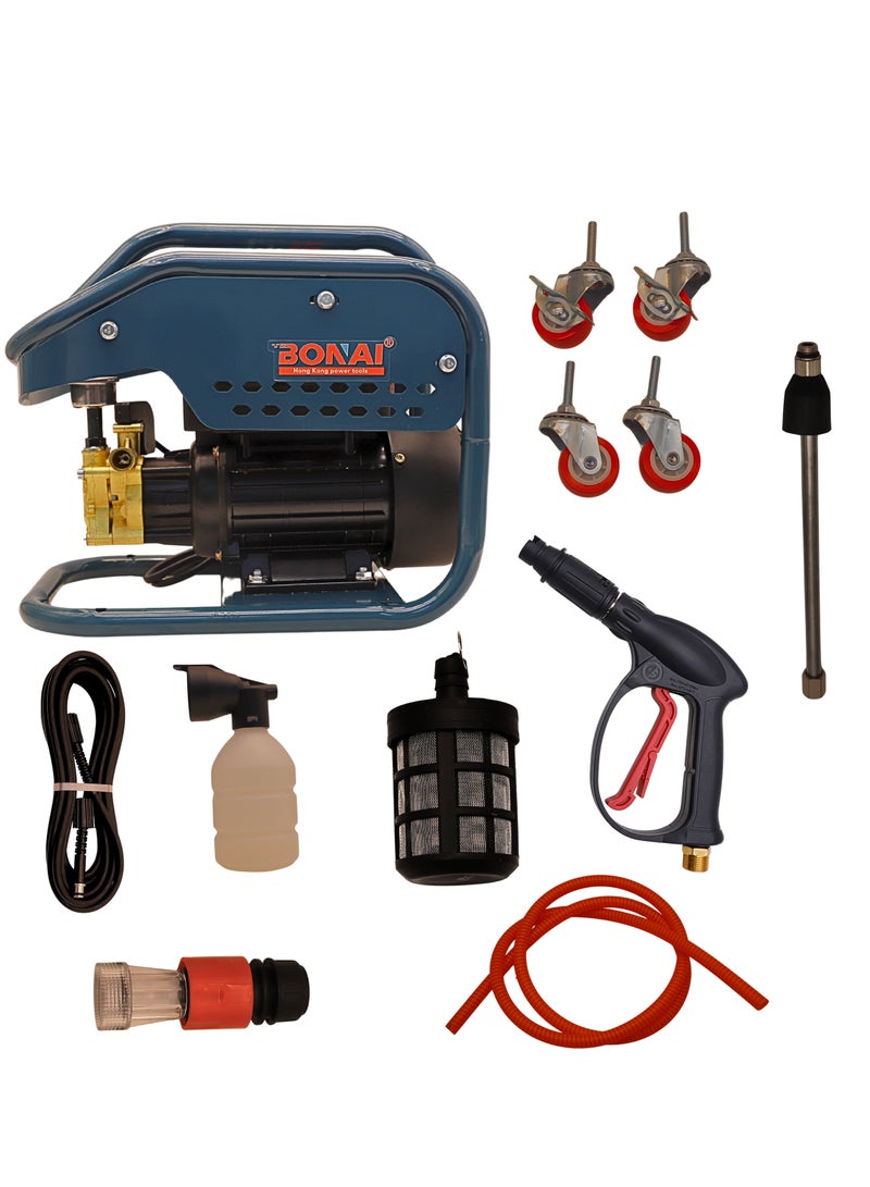 BONAI High Pressure Washer 3000W Electric Power Cleaner, 300 Bar Jet Spray Machine with Adjustable Nozzle, Self-Priming Pump, Auto Shut-Off, Overheat Protection, 8.5L/Min Flow, BN-HK70 - Image 1